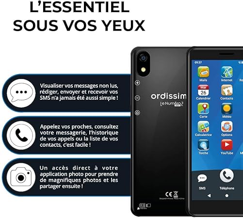 Ordissimo LeNuméro2 mini  5.45" 4G Quad-Core 32GB Dual-Sim
