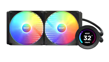 NZXT Kraken Elite 280 RGB Prozessor All-in-One-Flüssigkeitskühler 14 cm Schwarz 1 Stück(e) NZXT Kraken Elite 280 RGB Prozessor All-in-One-Flüssigkeitskühler 14 cm Schwarz 1 Stück(e)