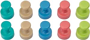 MAUL Neodym-Kegelmagnete 12mm 10 Stück div. Farben