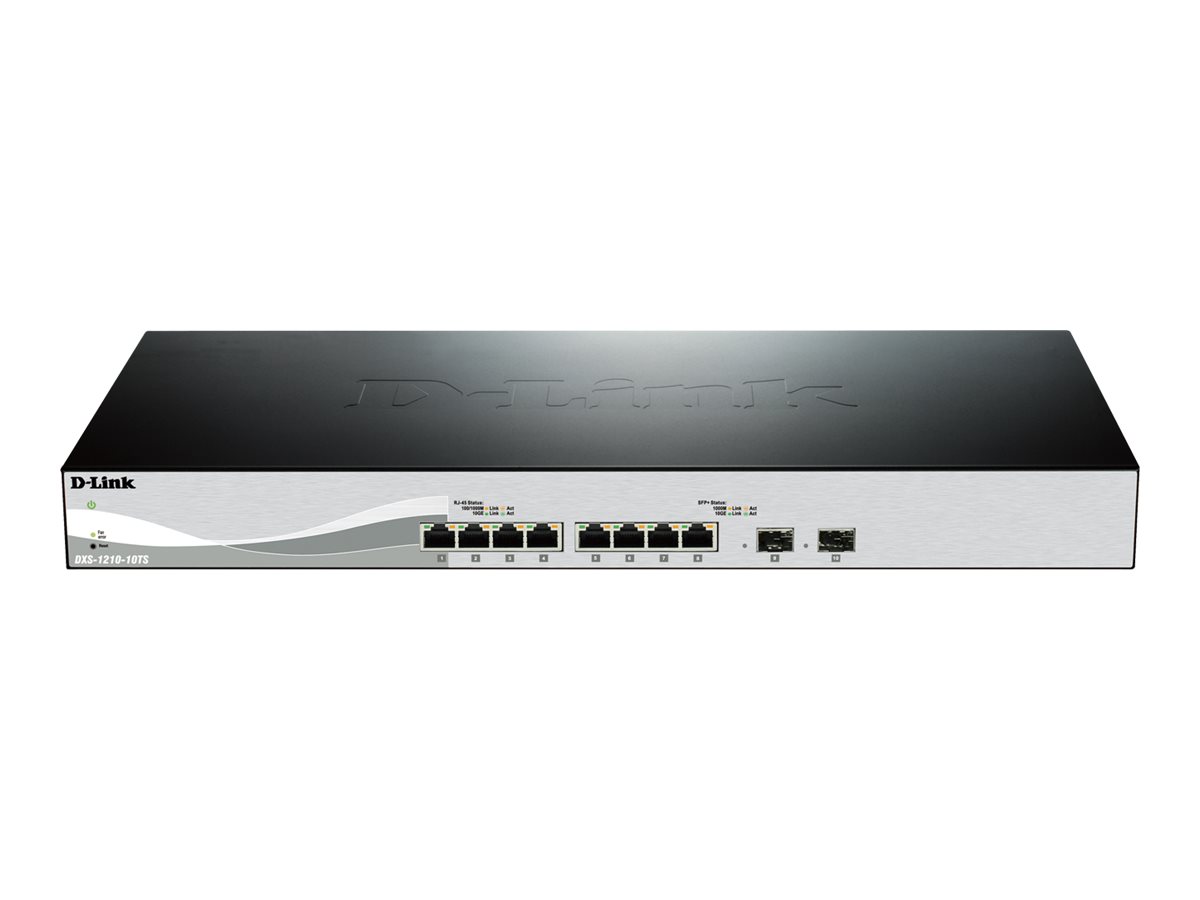 D-Link DXS 1210-10TS - Switch - managed - 8 x 10GBase-T + 2 x 10 Gigabit SFP+