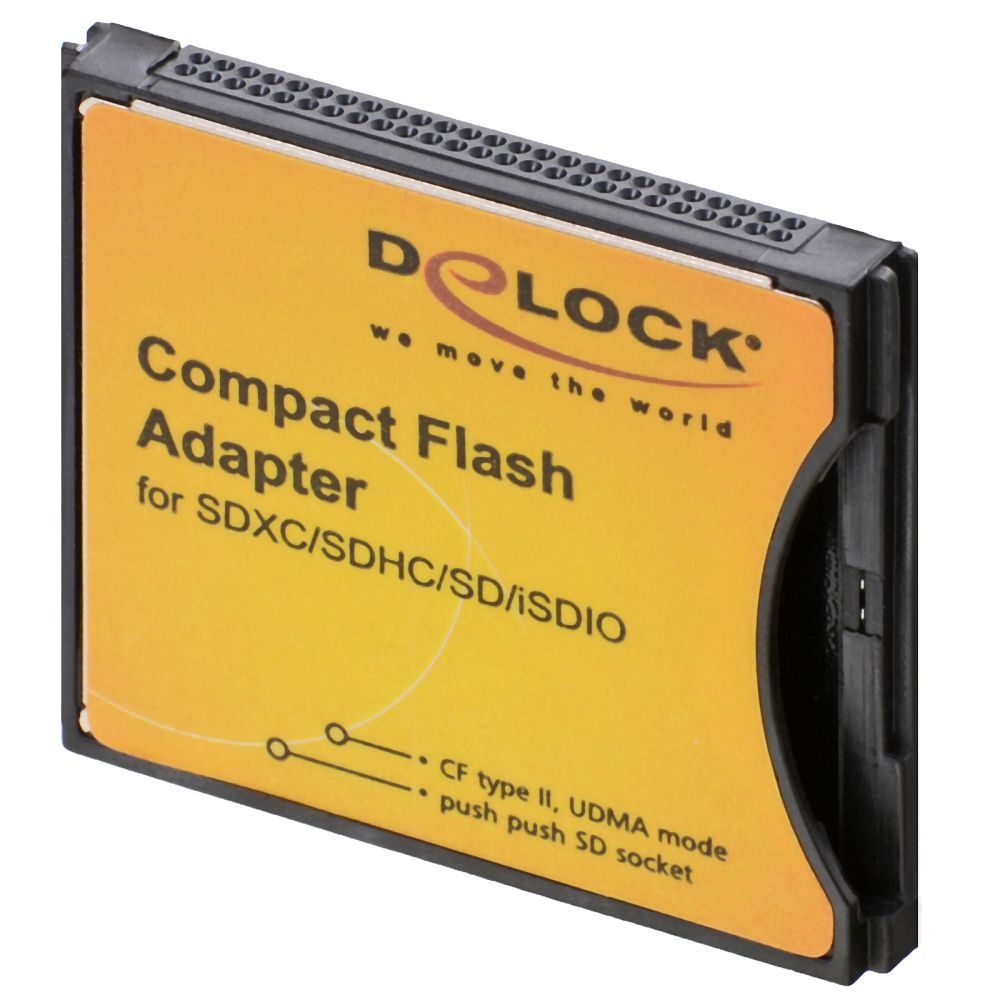 Delock Compact Flash Adapter - Kartenadapter (MMC, SD, SDHC, SDXC)