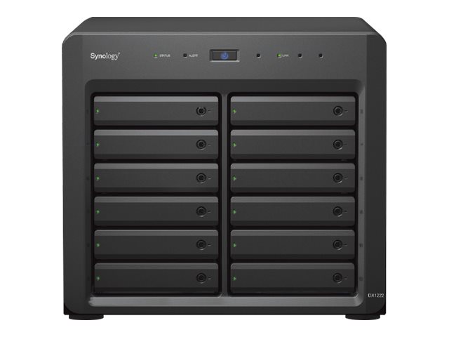 Synology DX1222 Speicherlaufwerksgehäuse HDD / SSD-Gehäuse Schwarz 2.5/3.5"