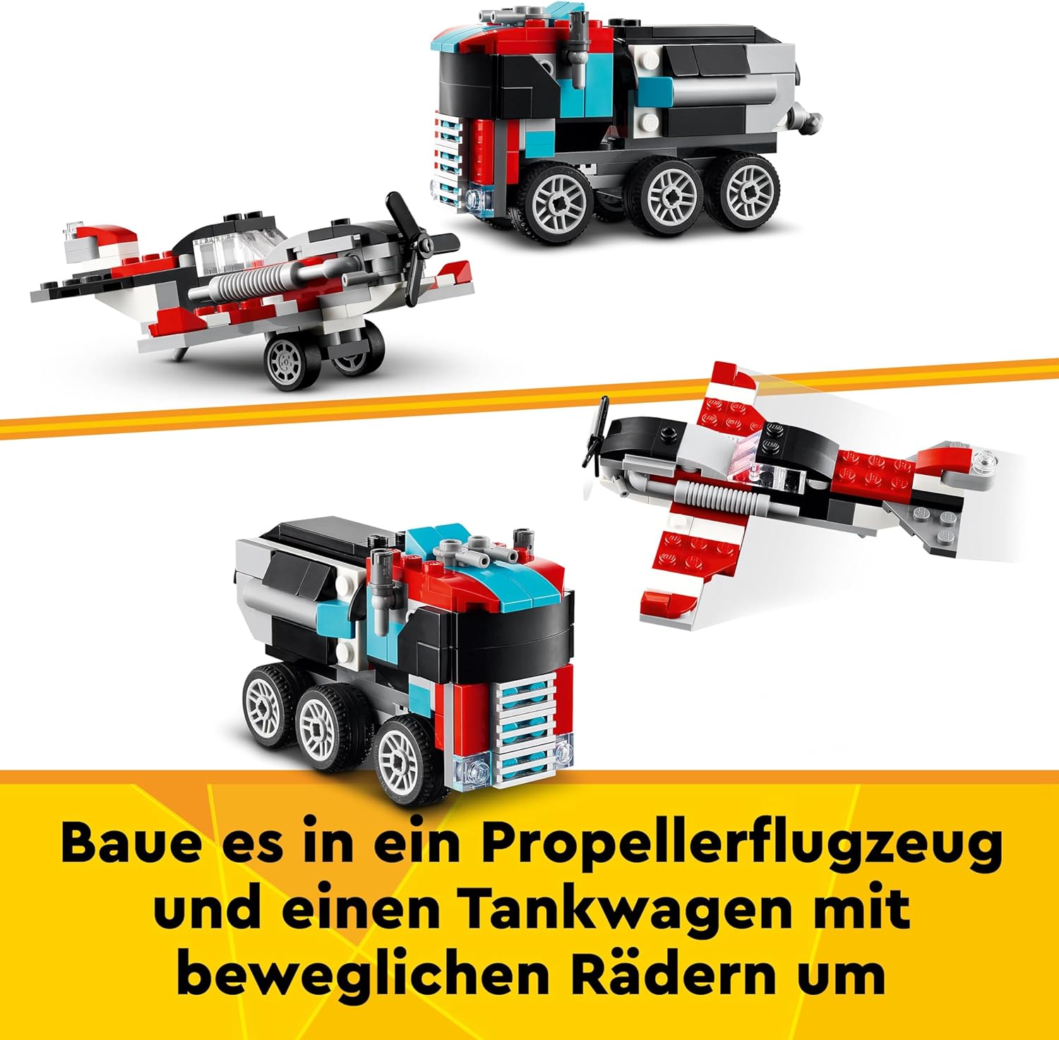 LEGO Creator Tieflader mit Hubschrauber 31146 LEGO Creator Tieflader mit Hubschrauber 31146