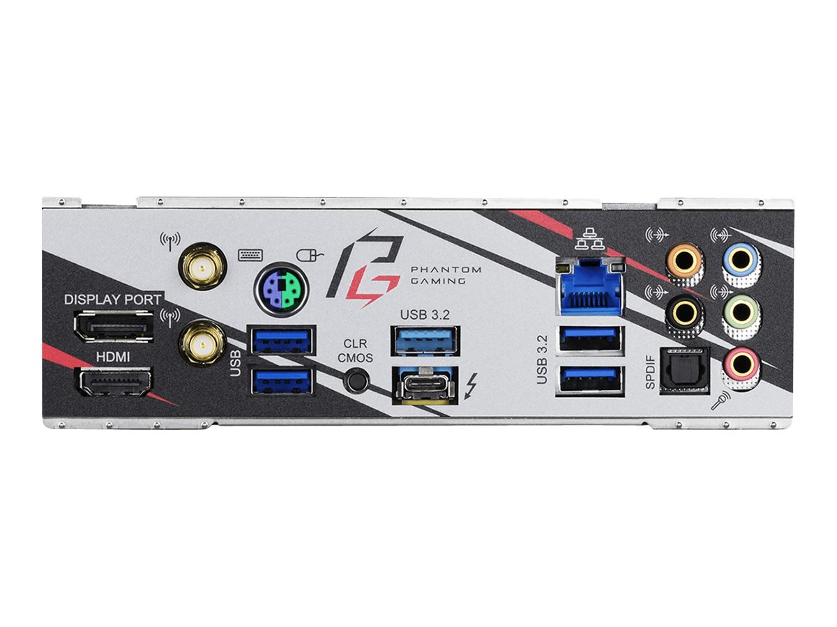 ASRock Z490 Phantom Gaming-ITX/TB3 - Motherboard - Mini-ITX - LGA1200-Sockel - Z490 Chipsatz - USB-C Gen2, USB 3.2 Gen 1, USB 3.2 Gen 2 - 2.5 Gigabit LAN, Wi-Fi, Bluetooth - Onboard-Grafik (CPU erforderlich)