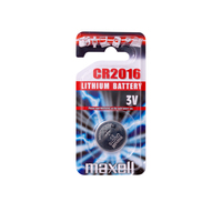 Maxell 11239100 Haushaltsbatterie Einwegbatterie CR2016 Lithium-Manganese Dioxide (LiMnO2)