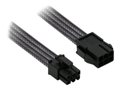 Nanoxia Single Sleeve - Spannungsversorgungs-Verlängerungskabel - 6-poliges PCIe Power (M)