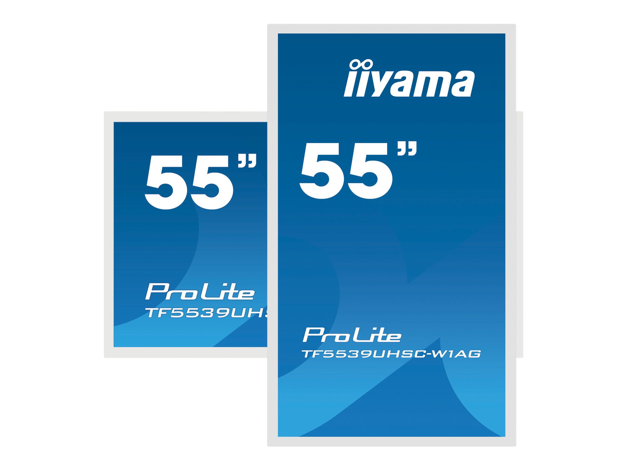 iiyama ProLite TF5539UHSC-W1AG Computerbildschirm 139,7 cm (55") 3840 x 2160 Pixel 4K Ultra HD LED Touchscreen Multi-Nutzer Weiß