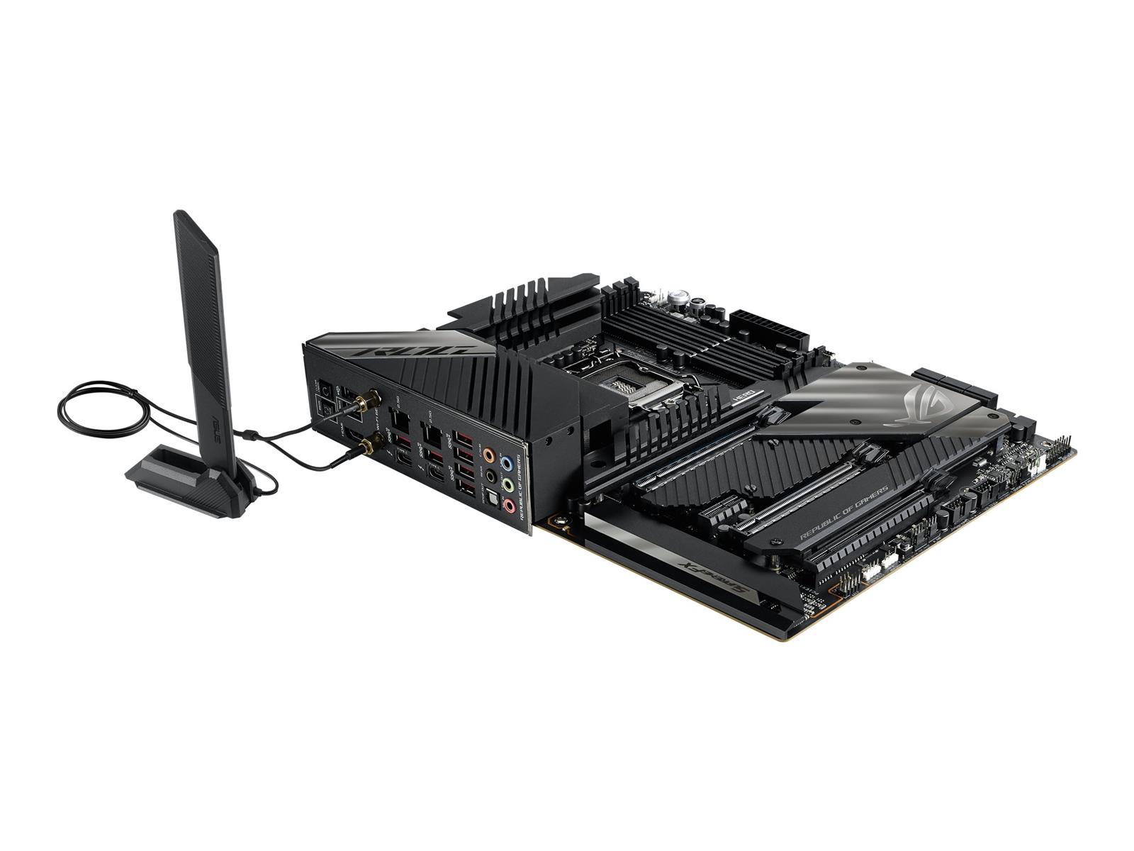 ASUS ROG MAXIMUS XIII HERO - Motherboard - ATX - LGA1200-Sockel - Z590 Chipsatz - USB-C Gen2, USB 3.2 Gen 1, USB 3.2 Gen 2, USB-C Gen 2x2 - Wi-Fi, Bluetooth, 2 x 2.5 Gigabit LAN - Onboard-Grafik (CPU erforderlich) ASUS ROG MAXIMUS XIII HERO - Motherboard - ATX - LGA1200-Sockel - Z590 Chipsatz - USB-C Gen2, USB 3.2 Gen 1, USB 3.2 Gen 2, USB-C Gen 2x2 - Wi-Fi, Bluetooth, 2 x 2.5 Gigabit LAN - Onboard-Grafik (CPU erforderlich)