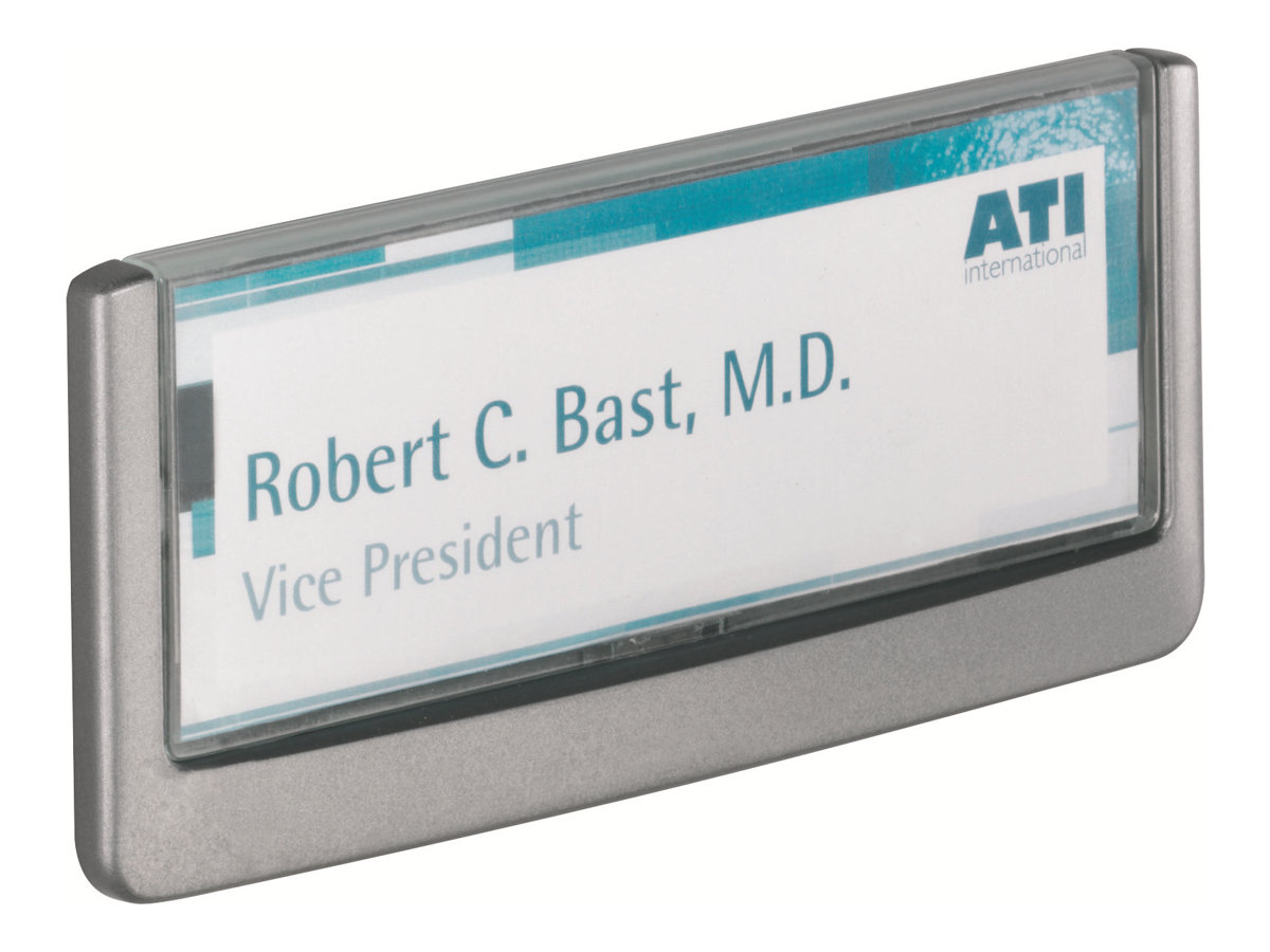 DURABLE Türschild ClckSign149x52,5 Kleben/Schrauben graphit