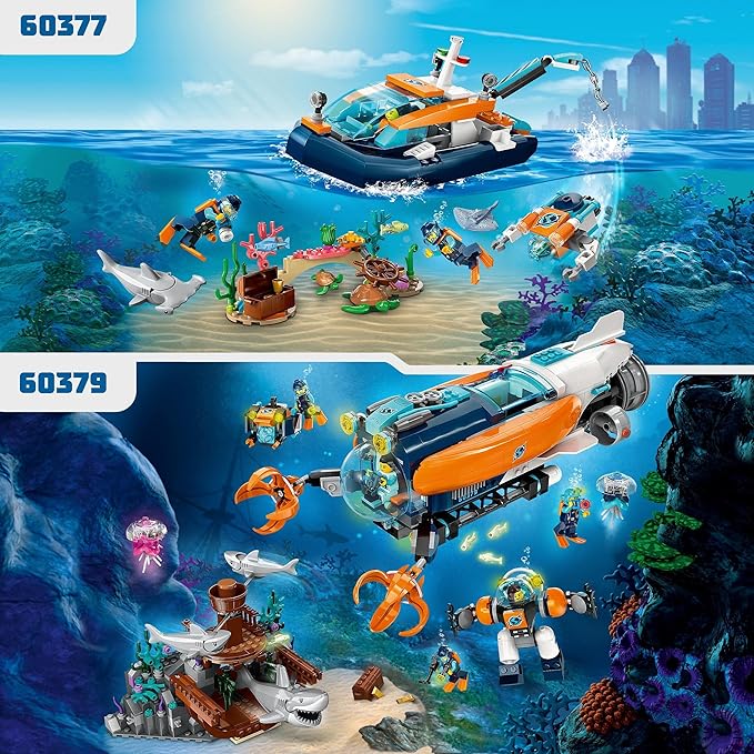 LEGO® 60377 - City Meeresforscher-Boot (182 Teile)