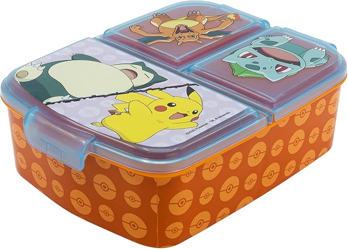 Pokemon - Brotdose mit 3 Fächern