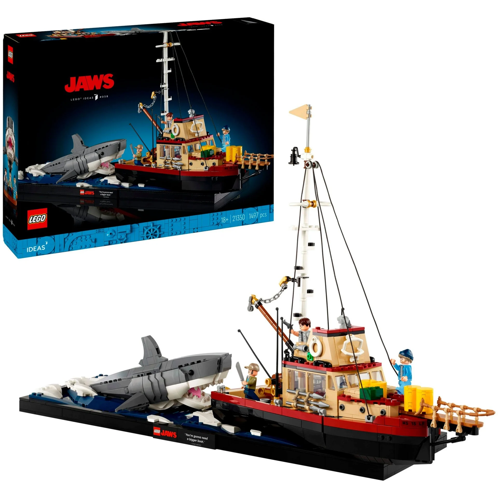 LEGO Ideas Der weiße Hai