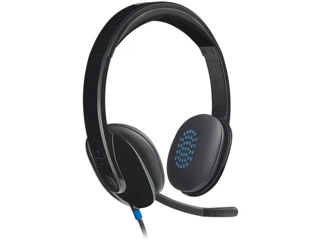 Logitech 981-000480 Kopfhörer & Headset Kabelgebunden Kopfband Büro/Callcenter USB Typ-A Schwarz