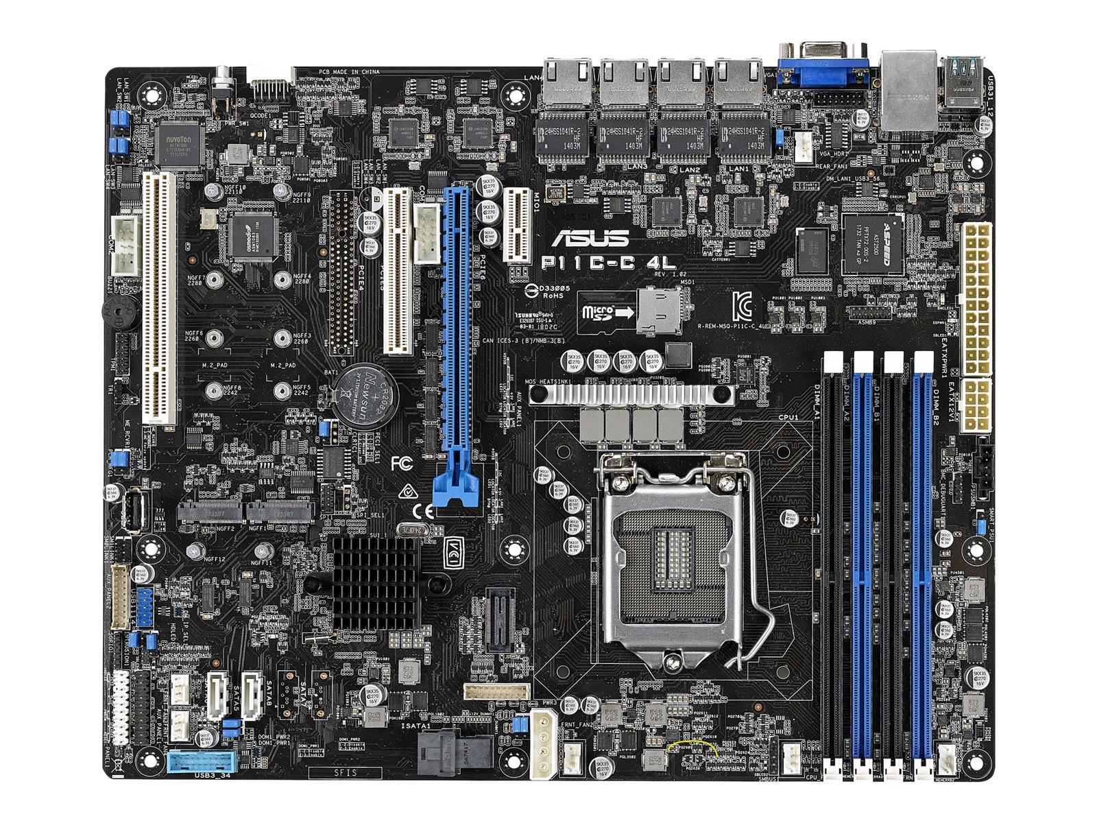 ASUS P11C-C/4L - Motherboard - ATX - LGA1151 Socket