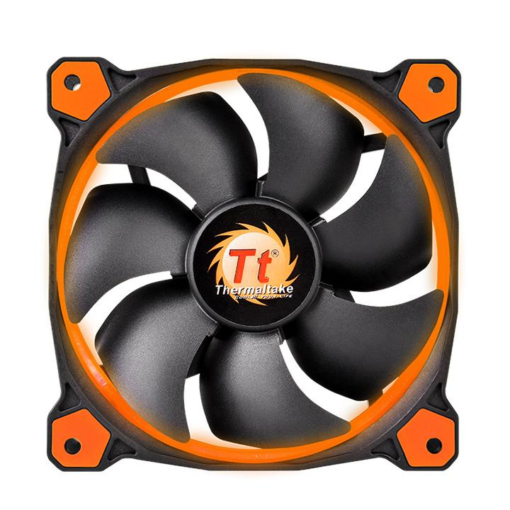 Thermaltake Riing 14 Computergehäuse Ventilator 14 cm Schwarz, Orange