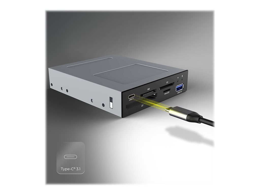 ICY BOX ICY BOX IB-865a - Kartenleser - 8,9 cm (3,5 Zoll)