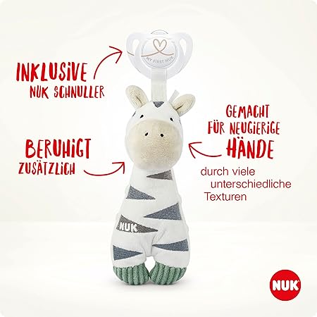 NUK Schnuller Buddy Little Friend Zebra
