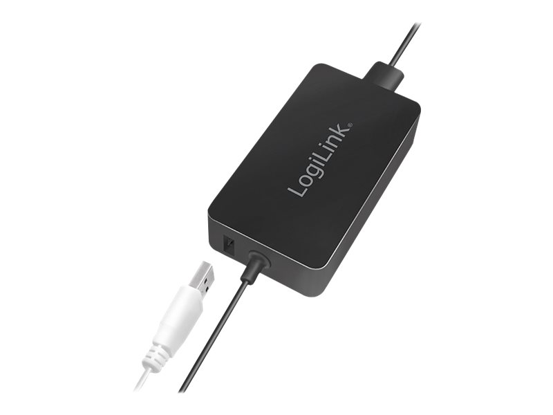 LogiLink PA0197 Ladegerät für Mobilgeräte Laptop, Universal Schwarz AC Drinnen
