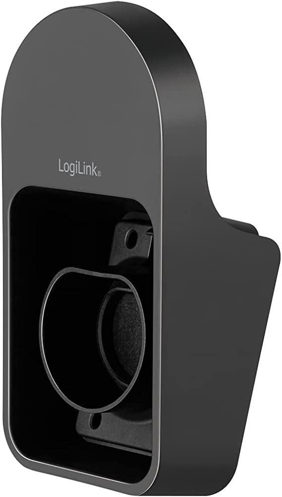 LogiLink Wandbefestigung für Ladekabel - mit Kabelschacht, Kunststoff
