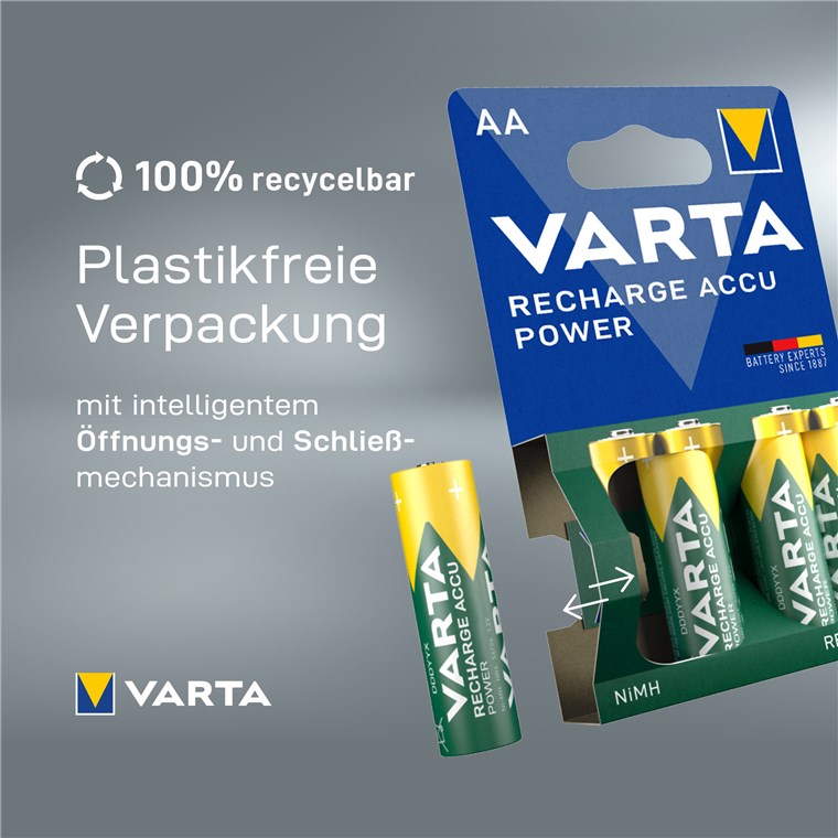 Varta Akku 2 x Mignon 2,6 Ah Blister Varta Akku 2 x Mignon 2,6 Ah Blister