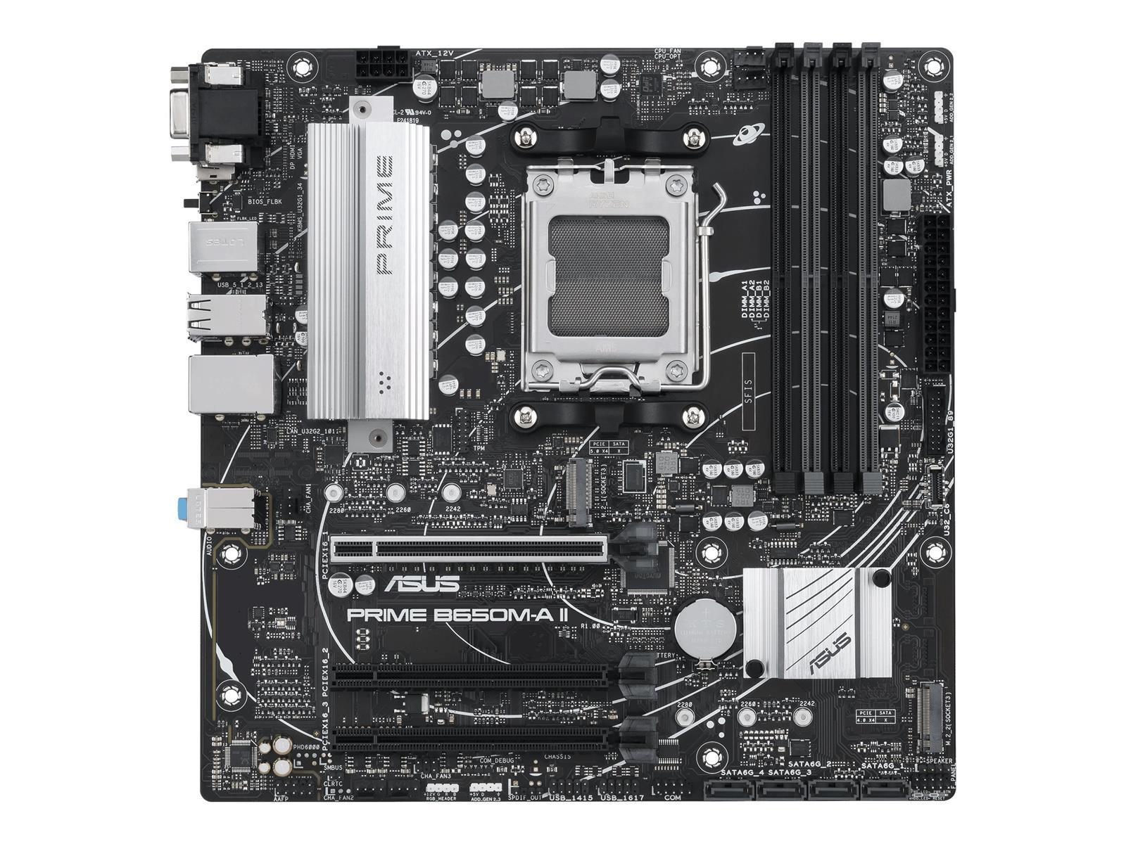 ASUS PRIME B650M-A II-CSM AMD B650 Sockel AM5 micro ATX