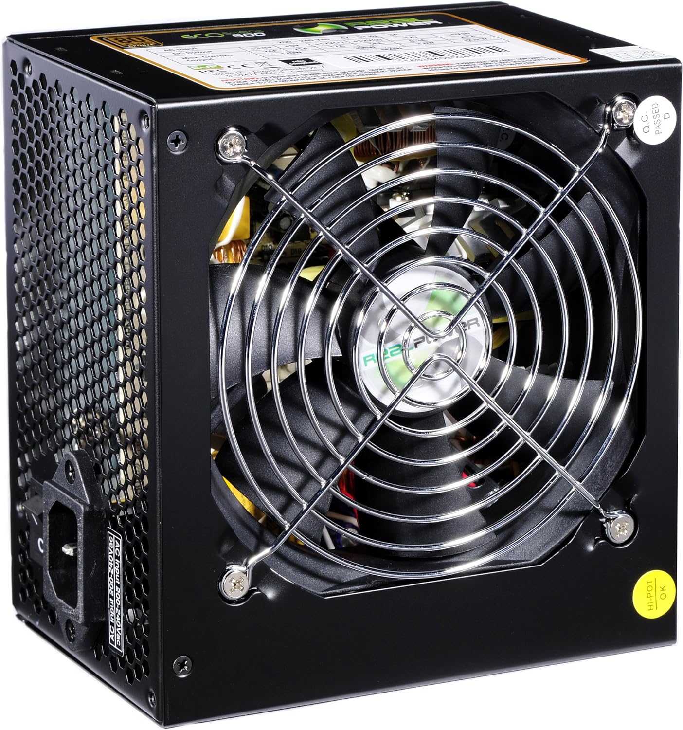 RealPower RP-450 ECO Netzteil 450 W 20+4 pin ATX ATX Schwarz