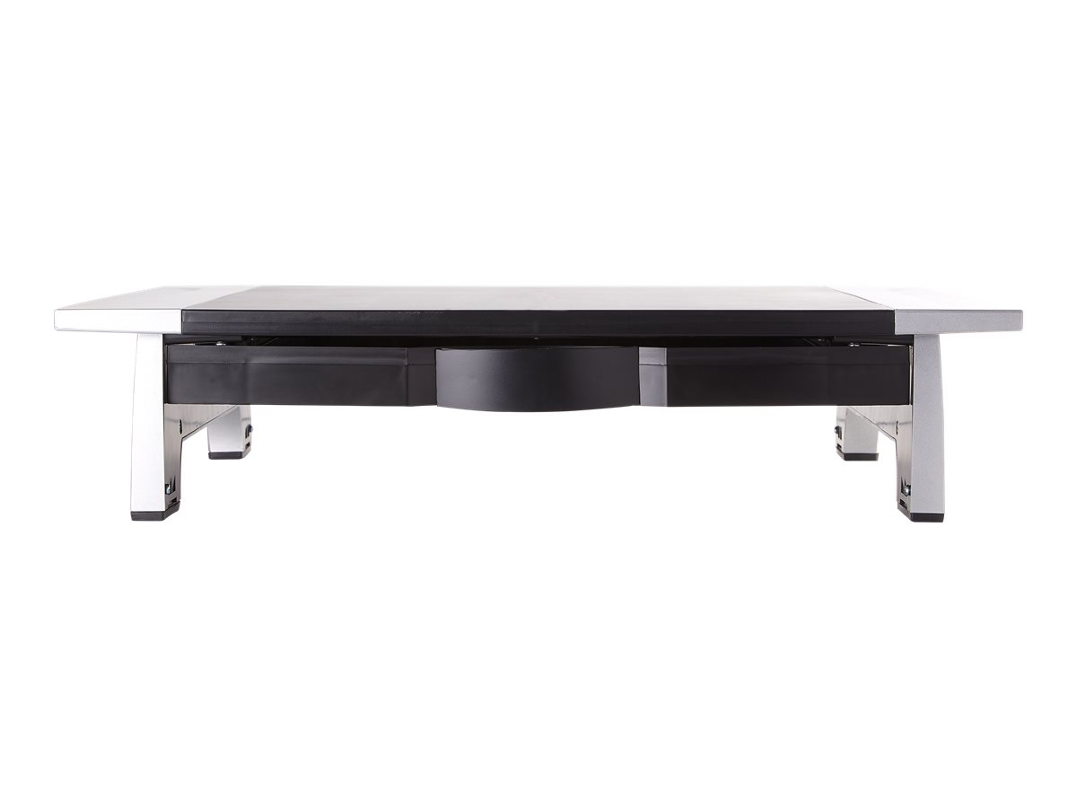 Fellowes Office Suites 71,1 cm (28") Tisch/Bank Schwarz, Silber