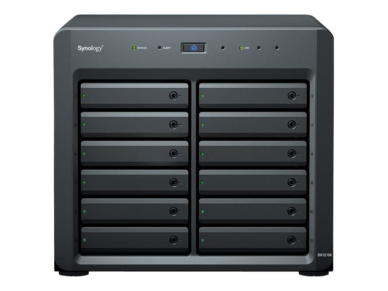Synology DX1215II Speicherlaufwerksgehäuse HDD / SSD-Gehäuse Schwarz 2.5/3.5"