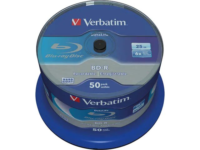 Verbatim Datalife 6x BD-R 25 GB 50 Stück(e)