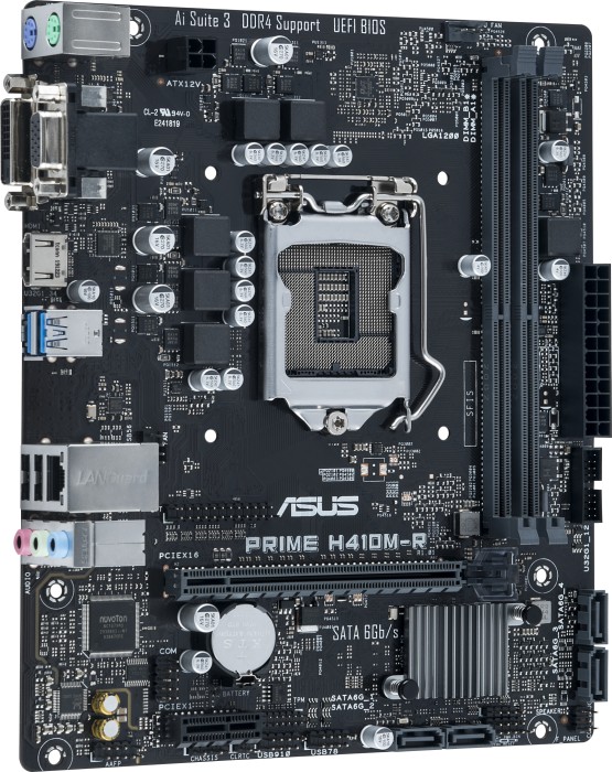 ASUS PRIME H410M-R - Motherboard - micro ATX - LGA1200-Sockel - H410 Chipsatz - USB 3.2 Gen 1 - Gigabit LAN - Onboard-Grafik (CPU erforderlich)