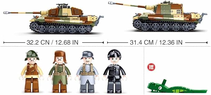 Sluban M38-B0980 - Army Battle of Budapest - Großer Deutsche Panzer 2in1 Sluban M38-B0980 - Army Battle of Budapest - Großer Deutsche Panzer 2in1