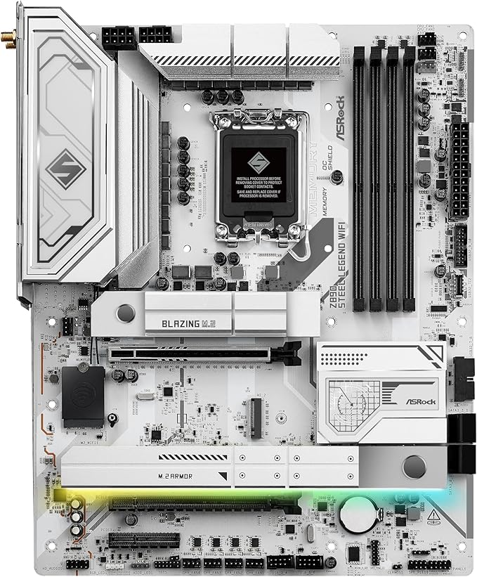 Asrock Z890 Steel Legend WiFi Intel Z890 LGA 1851 (Socket V1) ATX Asrock Z890 Steel Legend WiFi Intel Z890 LGA 1851 (Socket V1) ATX