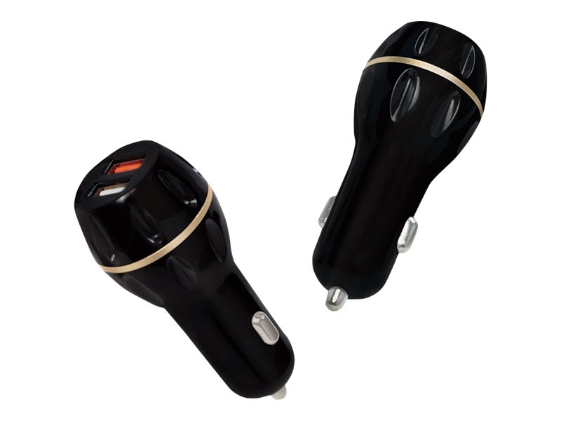 LogiLink USB Car Charger - Auto-Netzteil - 19.5 Watt - 3 A - PE, QC 2.0, QC 3.0 - 2 Ausgabeanschlussstellen (USB) LogiLink USB Car Charger - Auto-Netzteil - 19.5 Watt - 3 A - PE, QC 2.0, QC 3.0 - 2 Ausgabeanschlussstellen (USB)