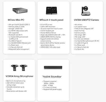 Yealink MVC Room System MVC840 II-C2-211