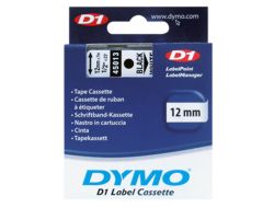DYMO D1 - Standardetiketten - Schwarz auf Weiß - 12mm x 7m