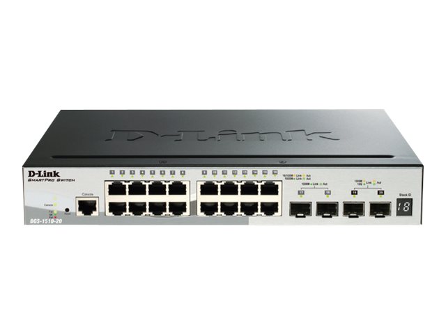 D-Link SmartPro DGS-1510-20 - Switch - L3 - managed