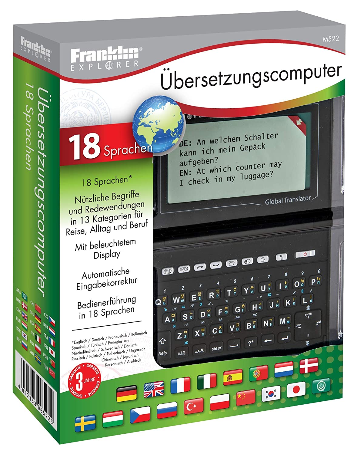 Franklin Global Translator M522 inkl. Arabisch