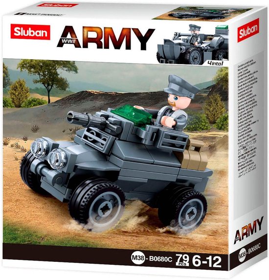 Sluban M38-B0680C - German Army armored car