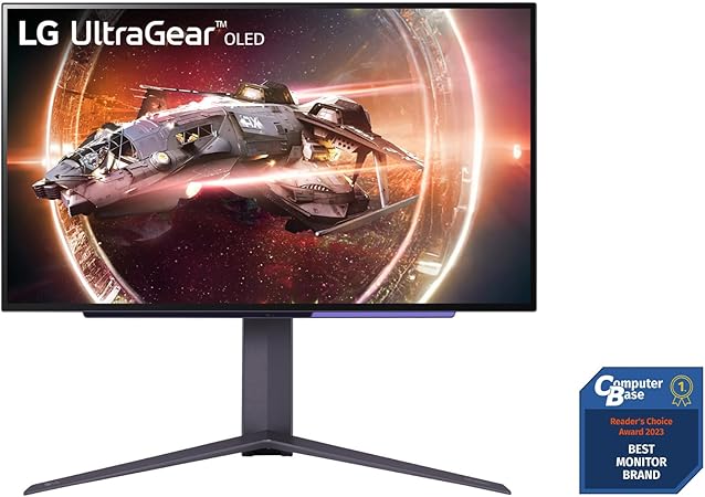 LG 27GS95QX-B Computerbildschirm 67,3 cm (26.5") 2560 x 1440 Pixel Quad HD OLED Schwarz