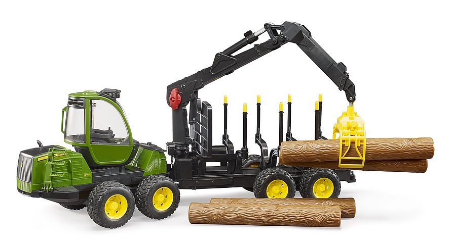 Bruder 02133 - John Deere 1210E Rückezug mit Holzgreifer, 1:16 Bruder 02133 - John Deere 1210E Rückezug mit Holzgreifer, 1:16