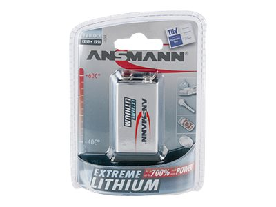 1 Ansmann Lithium 9V-Block Extreme