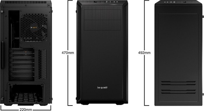 be quiet! Pure Base 600 Window Midi Tower Schwarz be quiet! Pure Base 600 Window Midi Tower Schwarz