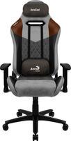 Aerocool DUKE AeroSuede - Universal-Gamingstuhl - 150 kg - 125 kg - Nylon - Stahl - Schwarz - Grau