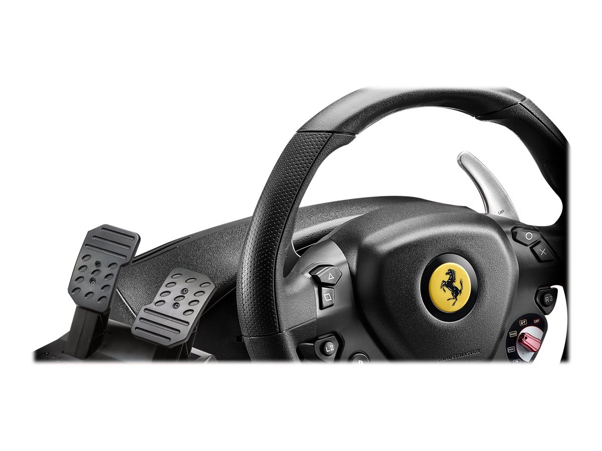 Thrustmaster T80 Ferrari 488 GTB Edition Schwarz Lenkrad + Pedale Digital PC, PlayStation 4, PlayStation 5