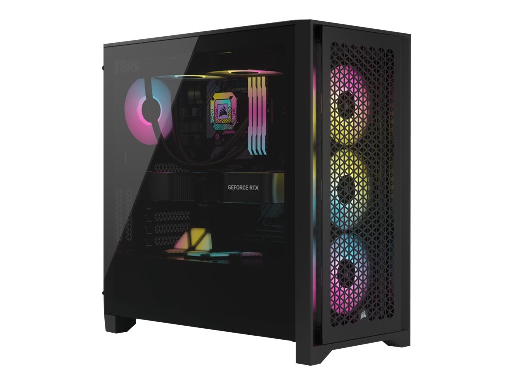 Corsair iCUE 4000D RGB Midi Tower Schwarz