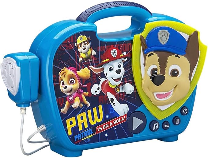 eKids Karaokebox Paw Patrol AUX/Mikro blau