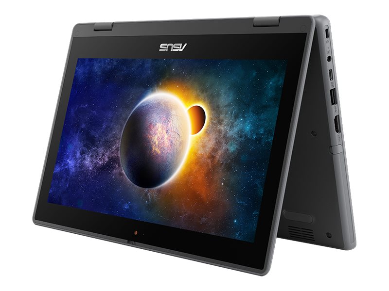 ASUS BR1100FKA-BP0491RA - Flip-Design - Intel Pentium Silver N6000 / 1.1 GHz - Windows 10 Pro National Academic - UHD Graphics - 4 GB RAM - 64 GB eMMC - 29.5 cm (11.6")