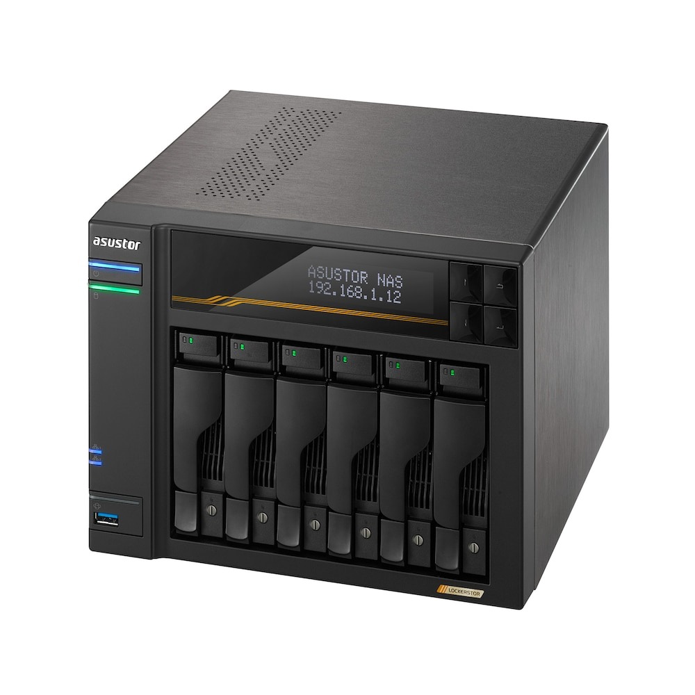 Asustor Lockerstor 6 Gen3 AS6806T 6-Bay Asustor Lockerstor 6 Gen3 AS6806T 6-Bay