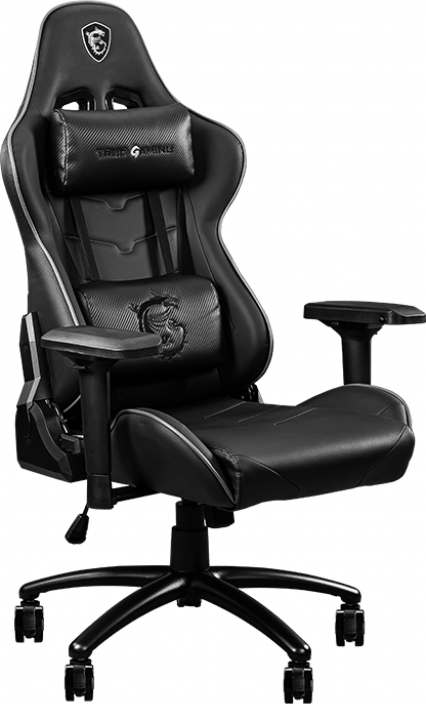 MSI MAG CH120 I - Universal-Gamingstuhl - 150 kg - Gepolsterter Sitz - Gepolsterte Rückenlehne - 200 cm - Schwarz