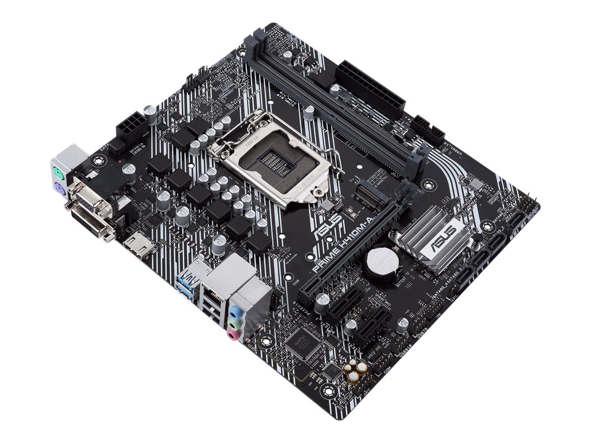 ASUS PRIME H410M-A/CSM - Motherboard - micro ATX - LGA1200-Sockel - H410 Chipsatz - USB 3.2 Gen 1 - Gigabit LAN - Onboard-Grafik (CPU erforderlich) ASUS PRIME H410M-A/CSM - Motherboard - micro ATX - LGA1200-Sockel - H410 Chipsatz - USB 3.2 Gen 1 - Gigabit LAN - Onboard-Grafik (CPU erforderlich)